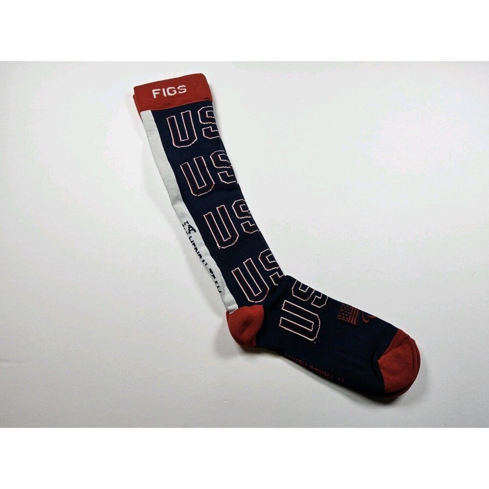 FIGS Compression Team USA Medical Team Olympics Nurse Socks Size L